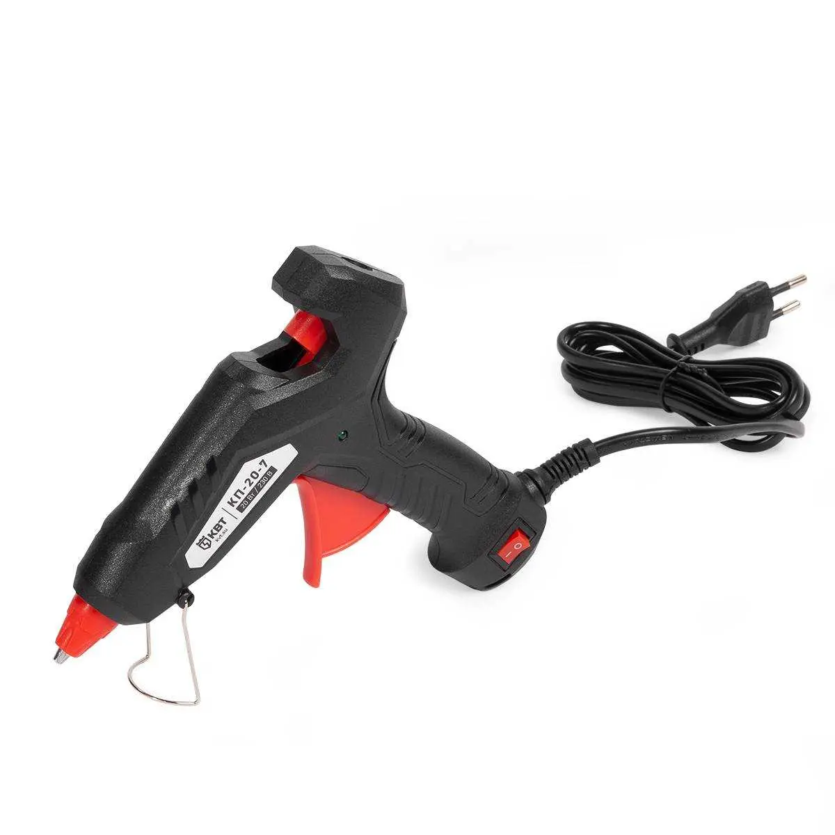 Пистолет клеевой 40 Вт с диаметром стержня 7 мм КП-40-7 серия ПРОФИ КВТ 87965