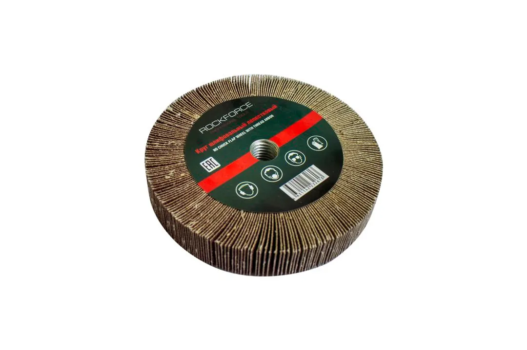 Круг лепестковый зачистной 125x25x16мм (Grit 100)  Rock FORCE RF-FD2100F