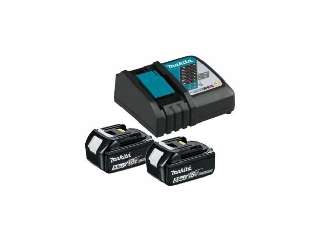 Комплект аккумулятор LXT 18В BL1850B 2 шт. + зарядное устройство DC18RC в кор. MAKITA 191L74-5