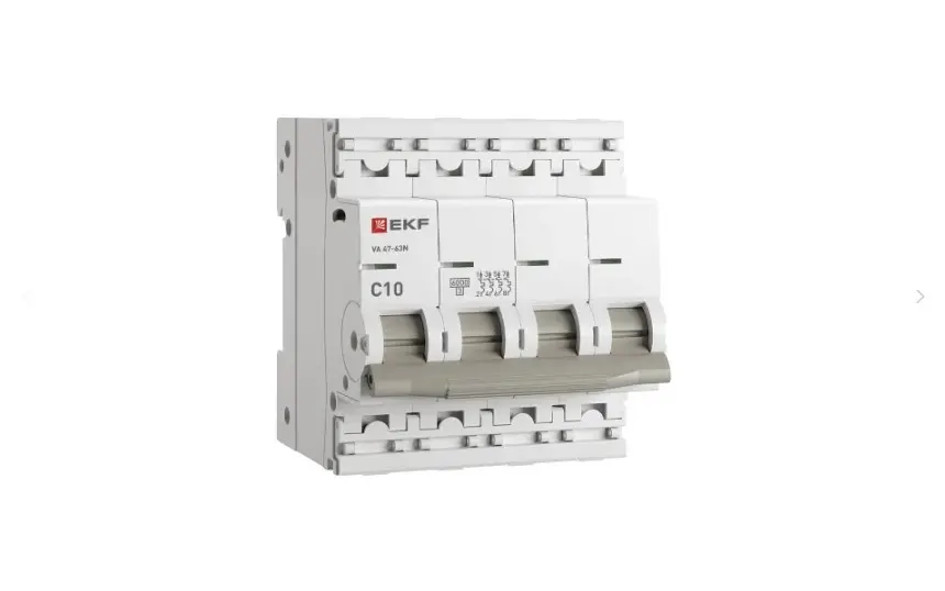 Авт. выкл. 4P 10А (C) 6кА ВА 47-63N PROxima EKF M636410C