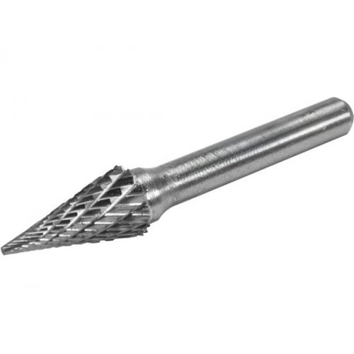 Шарошка металлическая коническая заостренная 10х18x58мм для обработки металла H-D HD-61726