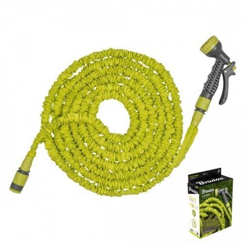 Шланг поливочный растягивающийся 10-30м + пистолет TRICK HOSE (lime) BRADAS WTH1030GR