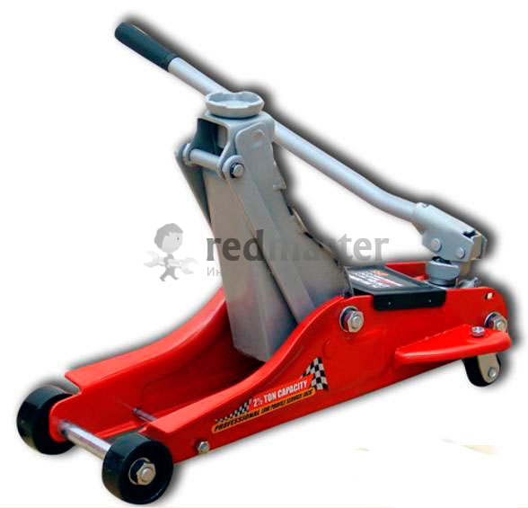 Домкрат подкатной 2т (h min 89мм, h max 359мм) низкий профиль, вращ. ручка  ...Torin T825010C