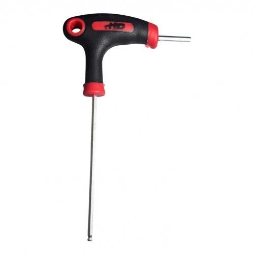 Ключ шестигранный c T-образной ручкой 2.5мм 16х50х75мм с шариком, CrV H-D HD-05585