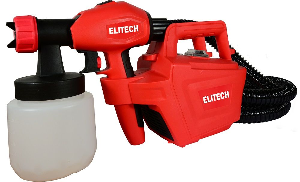 Краскораспылитель сетевой КЭ 0626П , 600Вт , HVLP , 0,8 л ,  ELITECH 207363