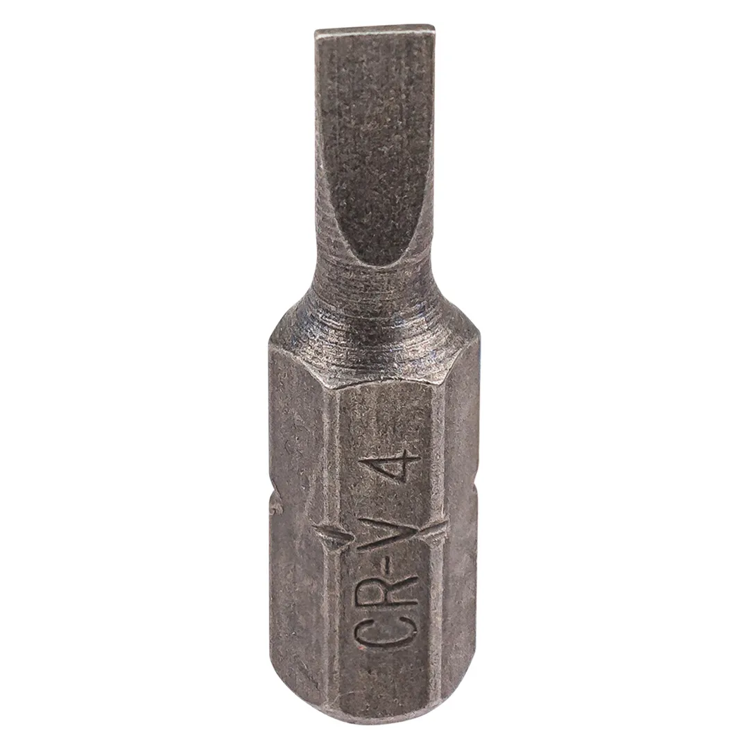 1/4" бита шлицевая 25ммL 4мм JCB JCB-1232504