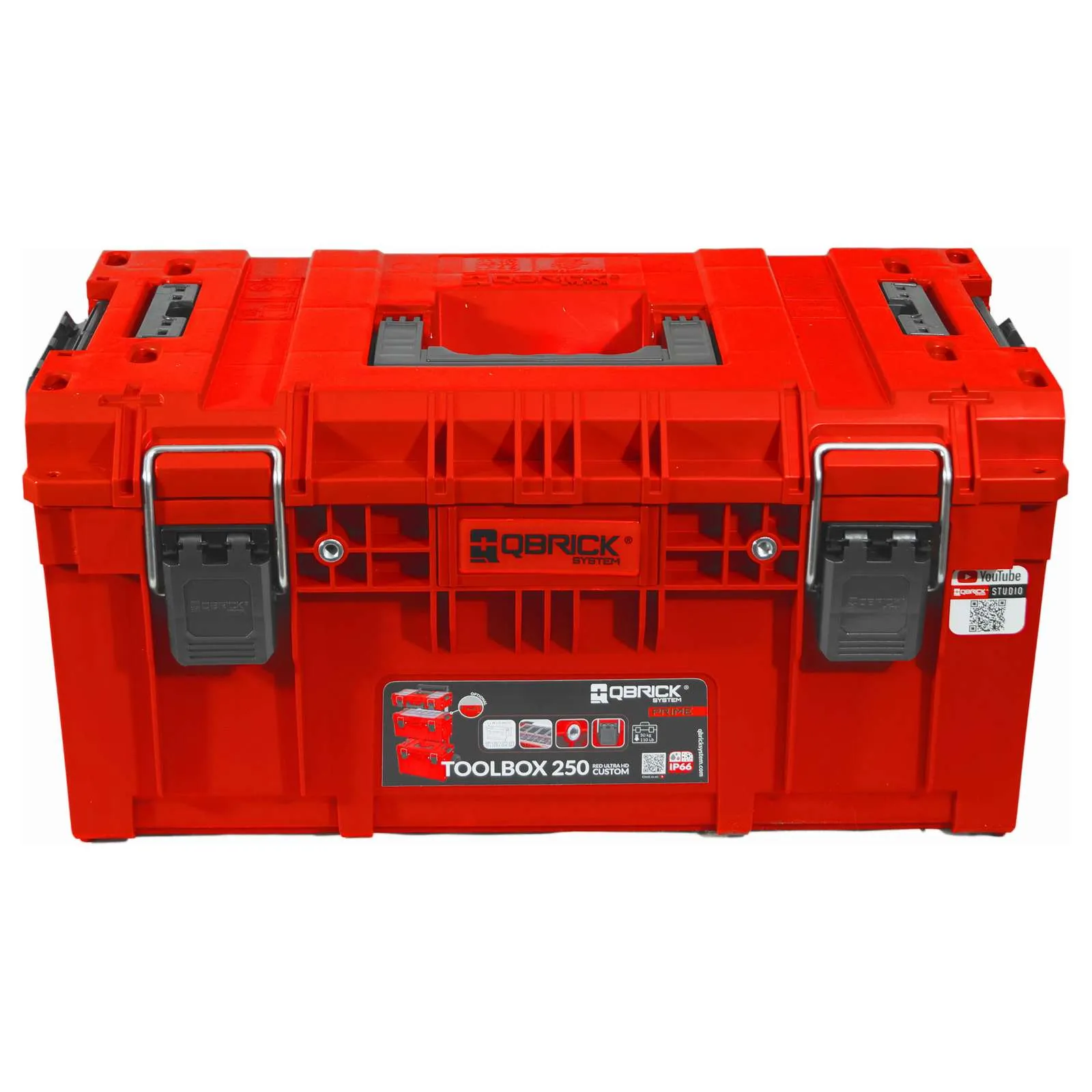 Ящик для инструментов QBRICK System PRIME Toolbox 250 Vario RED Ultra HD Custom (красный) QBRICK SKRQPRIM250VCZEPG001