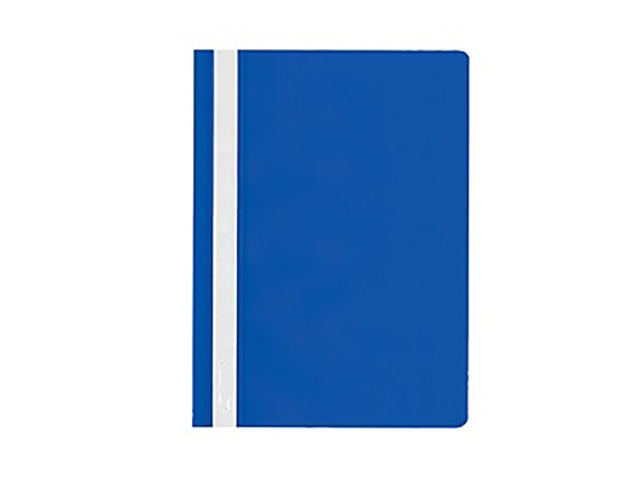 Папка скоросшиватель А4 синий пластик 110 мкм карман,  LITE TC4011B