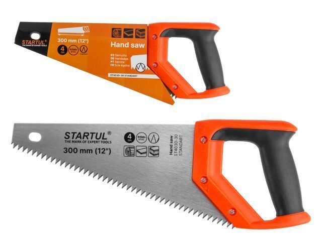 Ножовка по дер. 300мм 4 TPI STANDART (ST4030-30) STARTUL ST4030-30