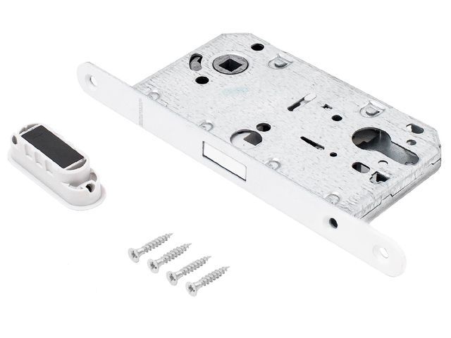 Защелка врезная межк. ML 85-50 W белый  магн. АЛЛЮР УЗК 14127