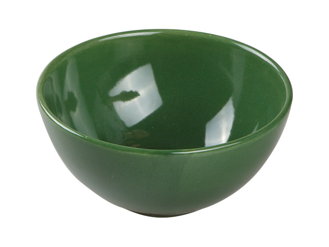 Салатник керамический, 123 mm, круглый, серия Кютахья, зеленый  ...PERFECTO LINEA 18-612309