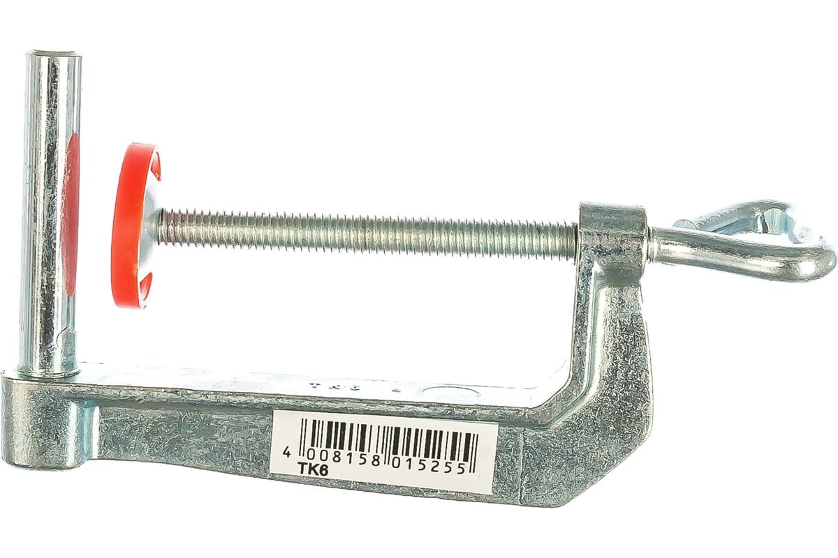 Зажим для стола 60/22, для крепления к столу струбцин WS 3 - 6, S10 и REVO KR/KRV,  D- 8 мм. BESSEY TK6