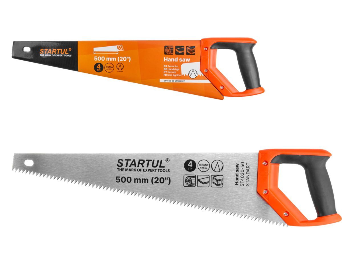 Ножовка по дер. 500мм 4 TPI STANDART (ST4030-50) STARTUL ST4030-50