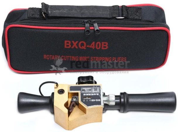 Съемник изоляции ручной(14-40мм2 медная/аллюминиевая проволока)в сумке  ...Forsage F-BX40