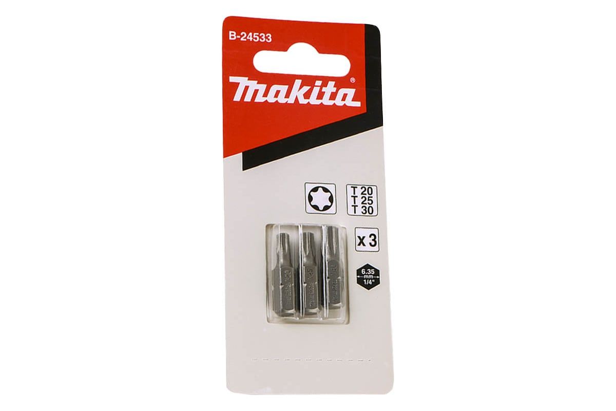 Набор_Биты T20/T25/T30 25 мм C-form (3 шт)  MAKITA B-24533