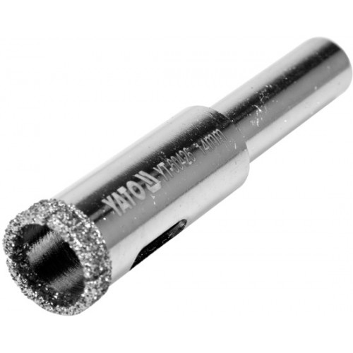 Сверло алмазное трубчатое для керамогранита и греса  d14mm YATO YT-60426