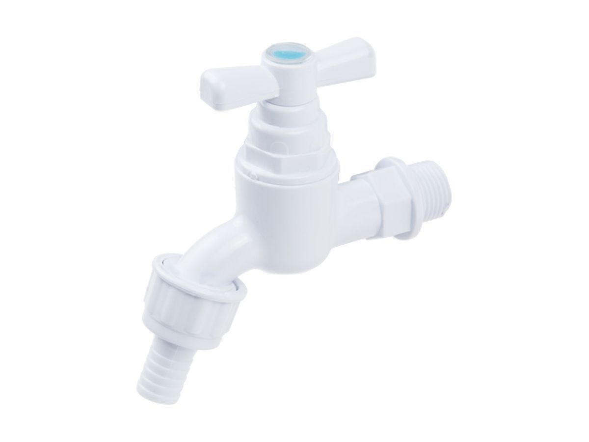 Кран пластиковый водоразборный (для шланга) 1/2" AV Engineering AVE099001