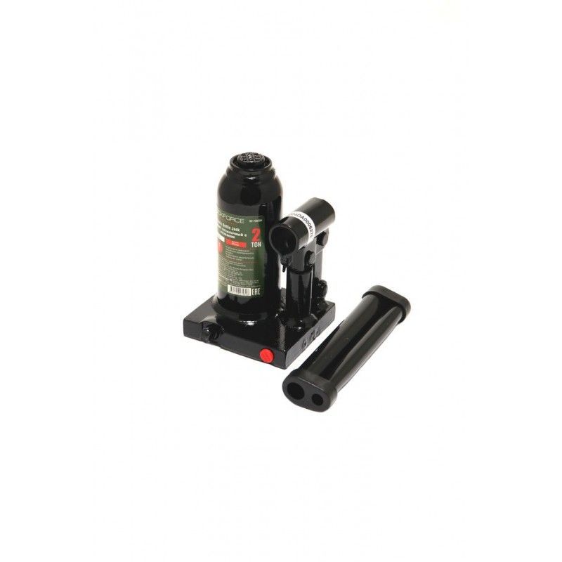 Домкрат бутылочный 2т с клапаном (h min 150мм, h max 278мм) Rock FORCE RF-T90204(Euro)
