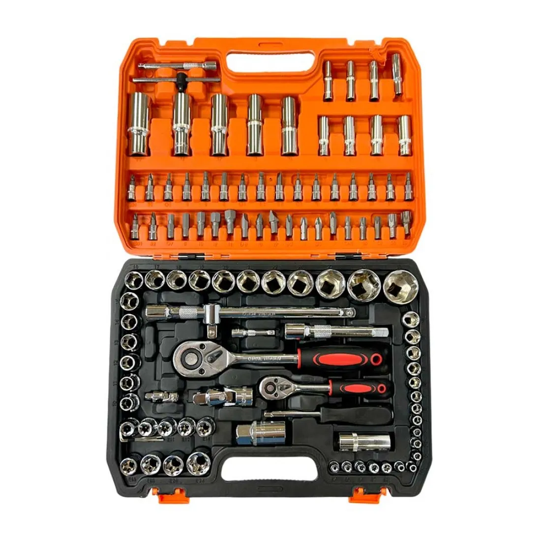 Набор головок с принадлежностями, 1/2", 1/4", 4-32мм, 108 пр. Гамматест GT1Y133