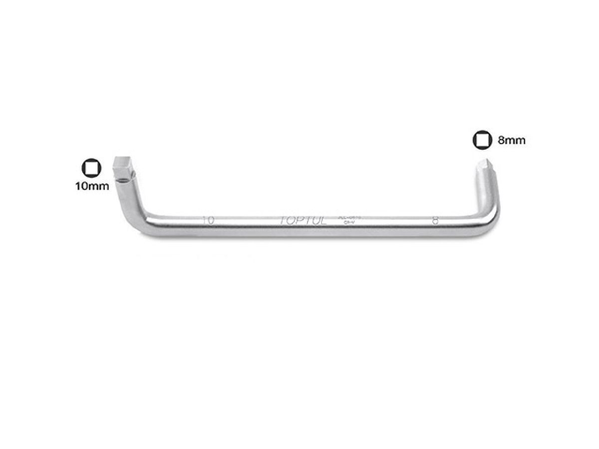 Ключ для сливных пробок 8 х 10mm, 230mm Toptul JEL-0810