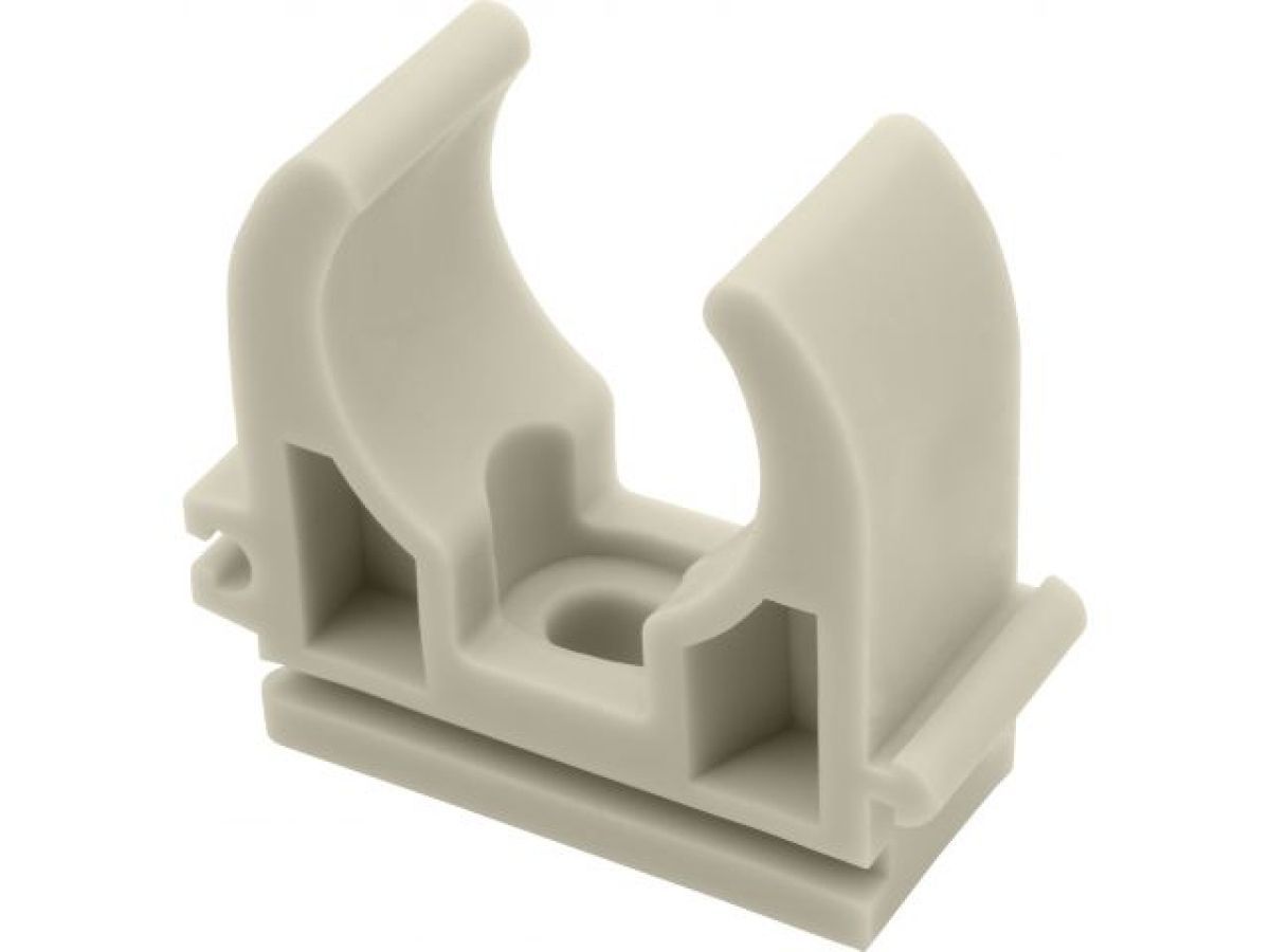 Клипса (опора) для труб ПП D25, сер. FV Plast AA976025001