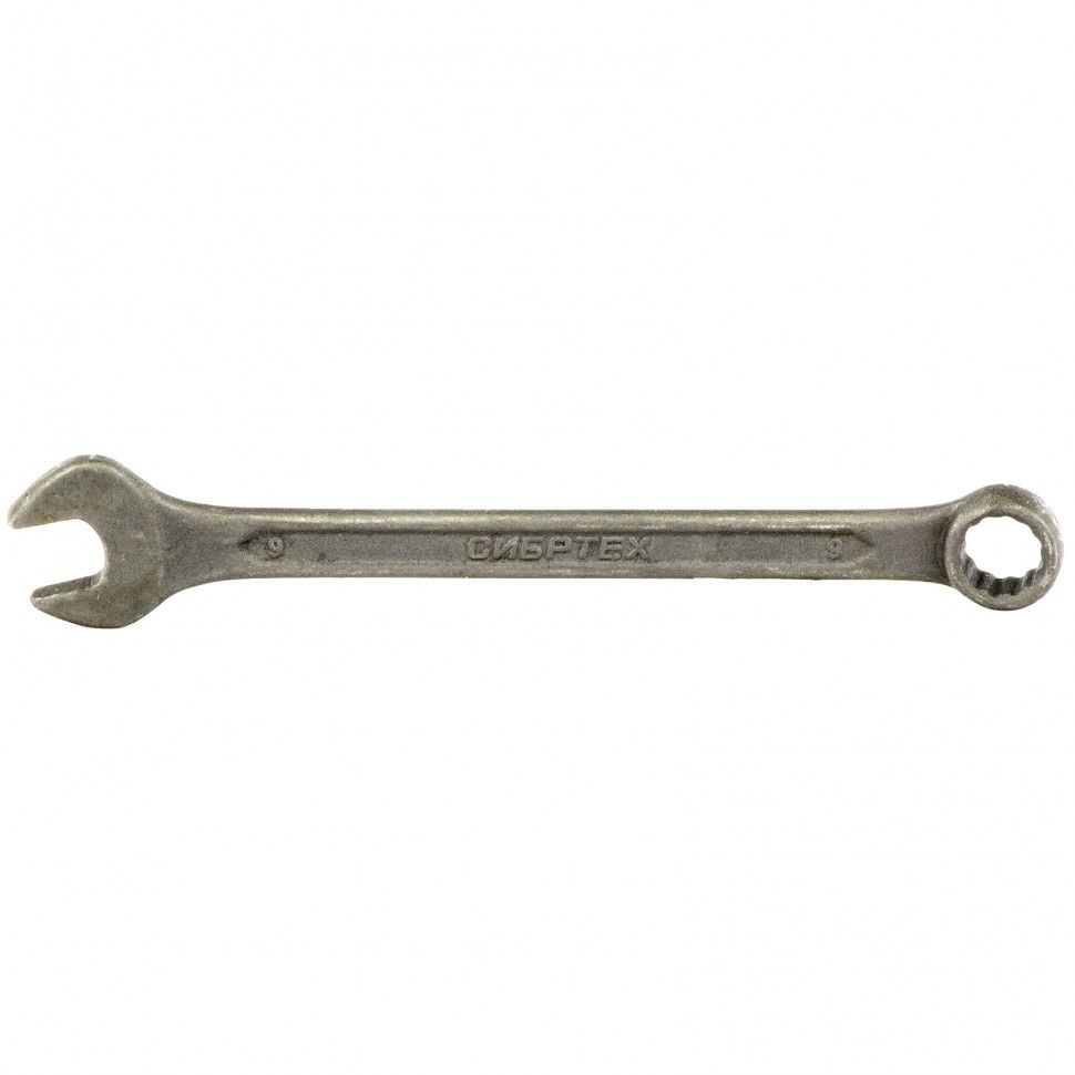 Ключ комбинированый, 9 mm, CrV, фосфатированный, ГОСТ 16983  Сибртех 14904