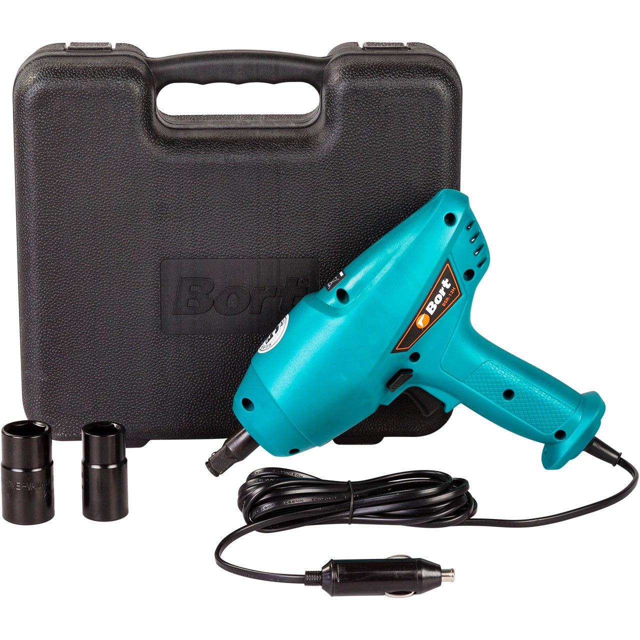 Гайковерт проводной автомобильный 1/2", 350Нм, 12В, Bort BSR-12H