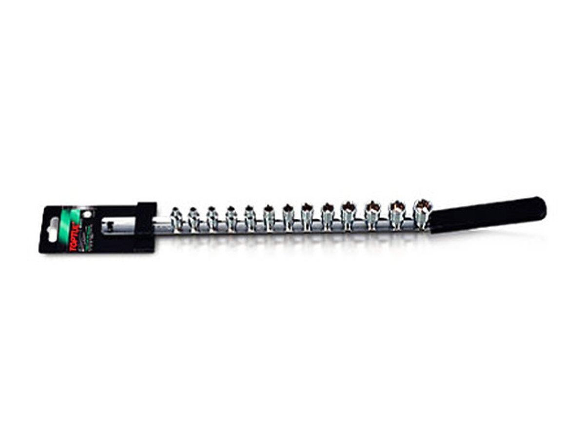 Набор головок 1/4", 4-14мм, 13шт. на подвесе 6гр. Toptul GAAQ1308