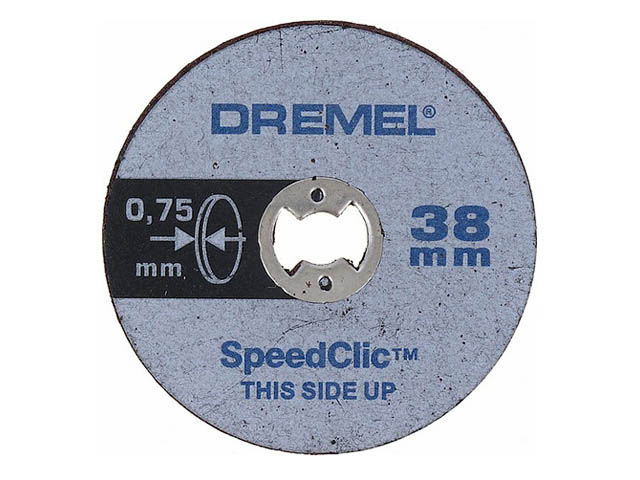 Круг отрезной 38 mm по металлу  SPEED CLIC SC409 (5 шт)  DREMEL 2615S409JB