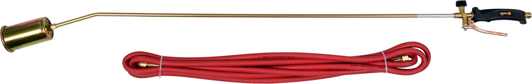 Горелка газовая 1315mm с гибким шлангом 5м  VOREL 73342