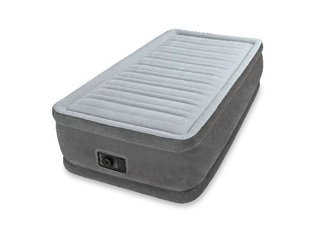 Надувная кровать Twin Comfort-Plush  99х191х46 см.  встр. электрич. насос  ...INTEX 64412