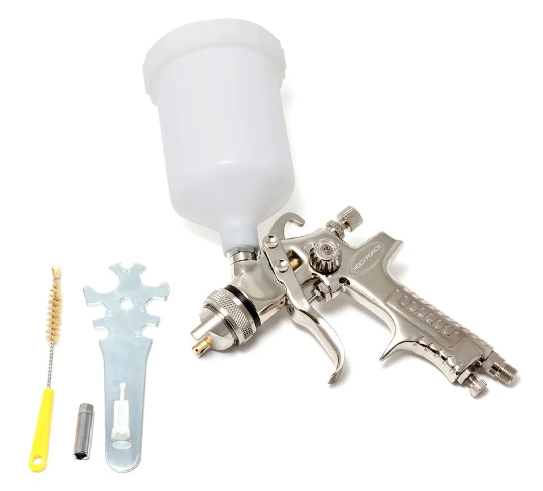 Краскораспылитель с верхним пластиковым бачком (бачок 600мл, сопло 1.4мм, 249-320л/мин) RockFORCE RF-1109