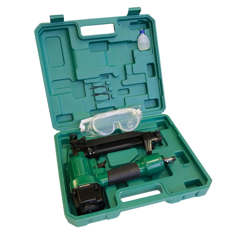 Пневматический гвоздезабивной пистолет, гвозди GA16 10-50мм,  Edon T64C