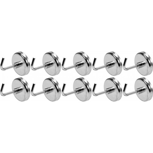 Крючки магнитные для тележки d35мм (10шт)  YATO YT-08690