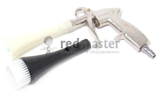 Пистолет пневматический "Tornado"  для химчистки салона а/м со сменной щеткой-насадкой  ...Forsage F-203822