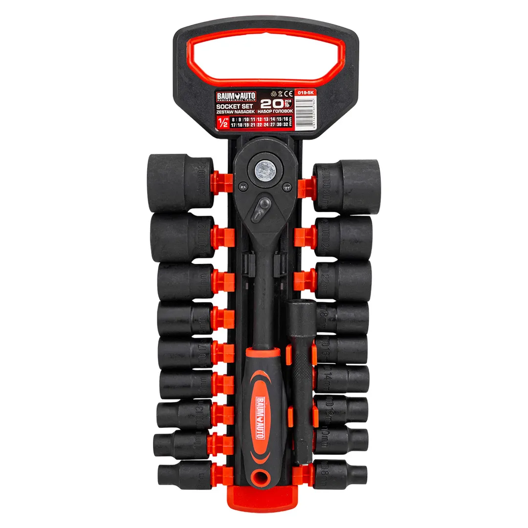 Набор головок 20пр. 1/2'' Baum Auto BaumAuto BM-019-5K