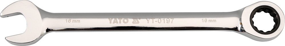 Ключ рожково-накидной с трещоткой 32 мм. CrV  YATO YT-0206