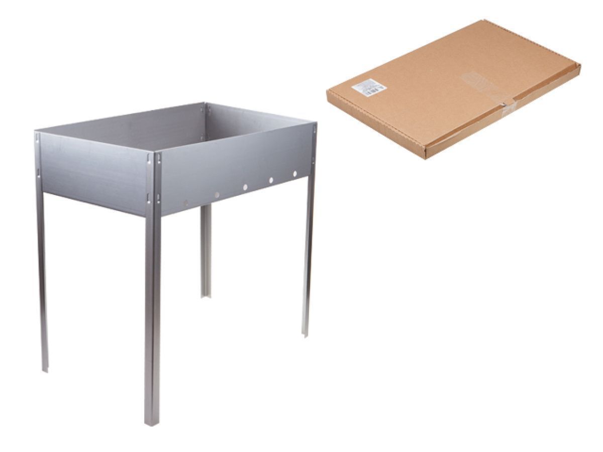 Мангал сборный "Стандарт" без шампуров в г/карт.кор (500х300х500 х0,7толщ) PERFECTO LINEA 47-750070/1