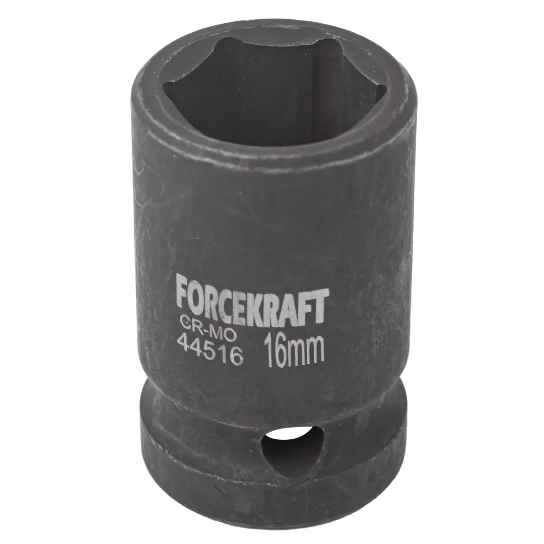Головка ударная 16мм (6гр.),1/2"  FORCEKRAFT FK-44516