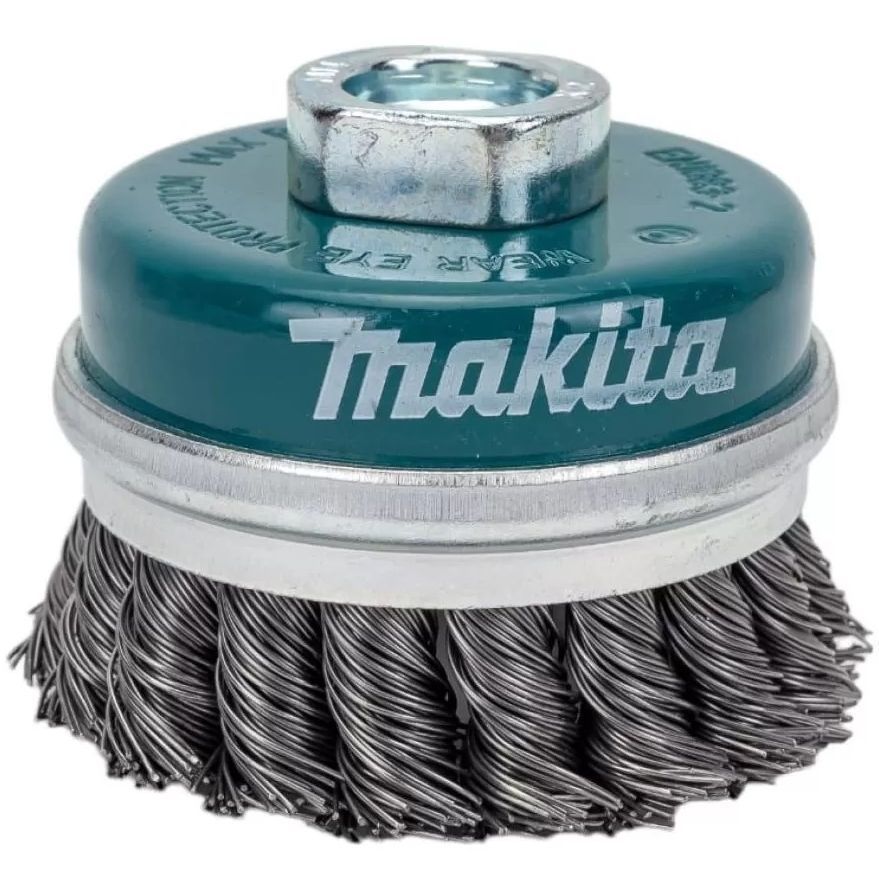 Щетка чашечная проволочная (100 мм / проволка 0,5 мм / М14х2) MAKITA  D-78570