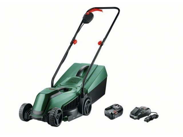 Газонокосилка аккумуляторная EasyMower 18V-32-200 , 18В, 1АКБ 4,0 А/ч, шир. 320 мм, выс. 20-60 мм, травосборник 31 л,  BOSCH 06008B9D00