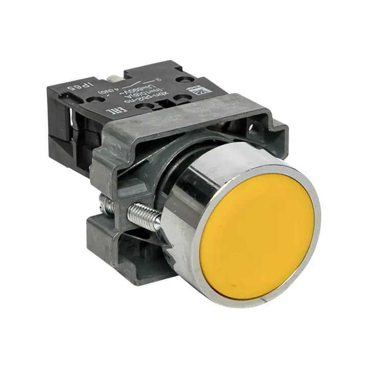 Кнопка BA51 желтая NO IP65  EKF xb2-ba51-65