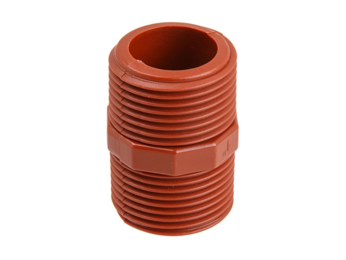 Ниппель пп наружная резьба-наружная резьба 1/2" AV Engineering AVE159009