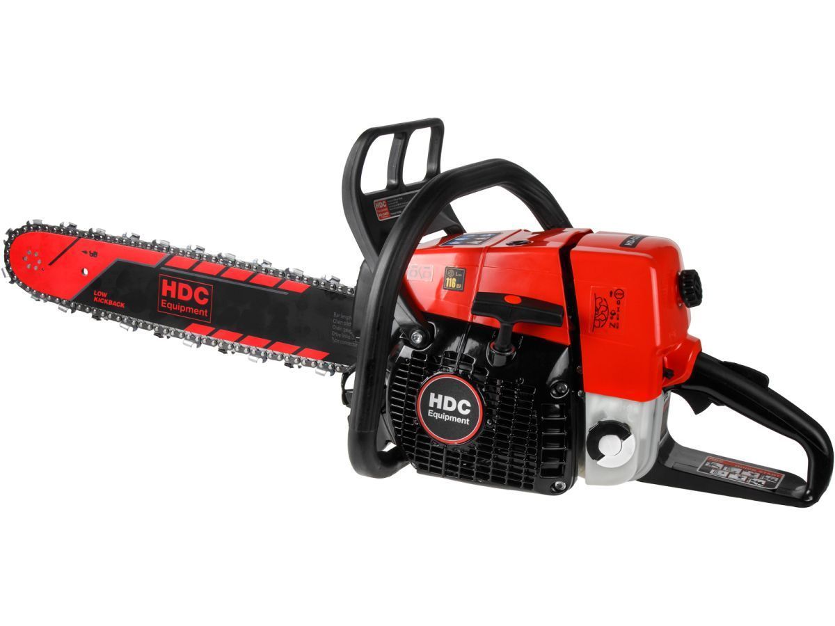 Бензопила HDC HD-C361 шина 45 см (18"), 3/8", 1.6 мм, 66 зв. (3.4 кВт, 4.6 л.с., 59 см3, вес 7 кг) HDC Equipment HD6210-7