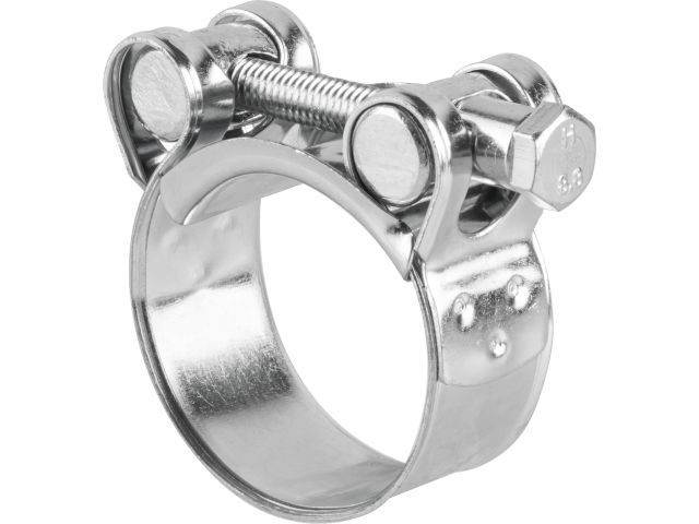 Хомут силовой 32-35мм, цинк (20 шт в пакете) STARFIX SM-60445-20