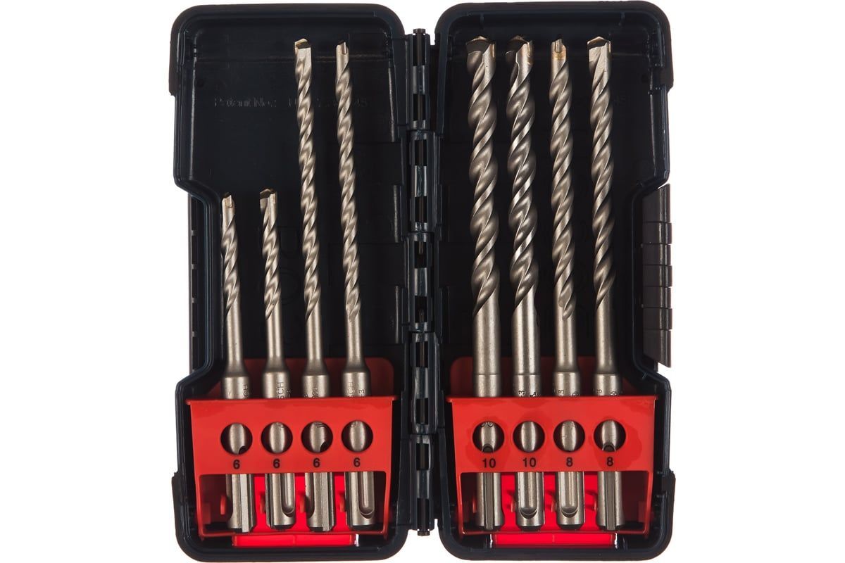 Набор буров по бетону SDS-Plus-3 6-10 мм (8 шт) Toughbox BOSCH 2.607.019.902