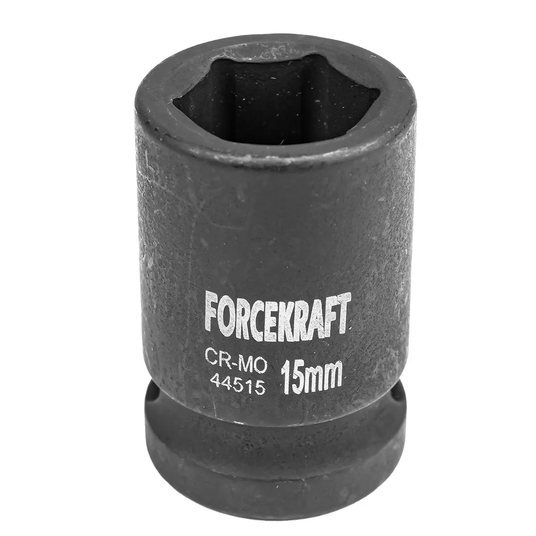 Головка ударная 15мм (6гр.),1/2"  FORCEKRAFT FK-44515