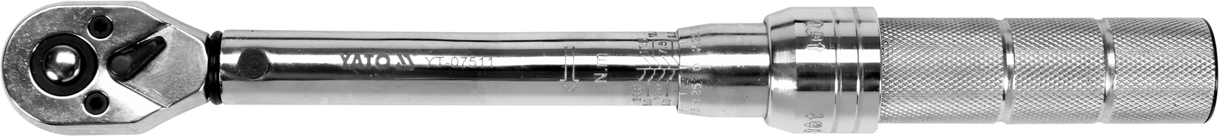 Ключ динамометрический  1/4" 240-250mm (2.5-20Nm) YATO YT-07511