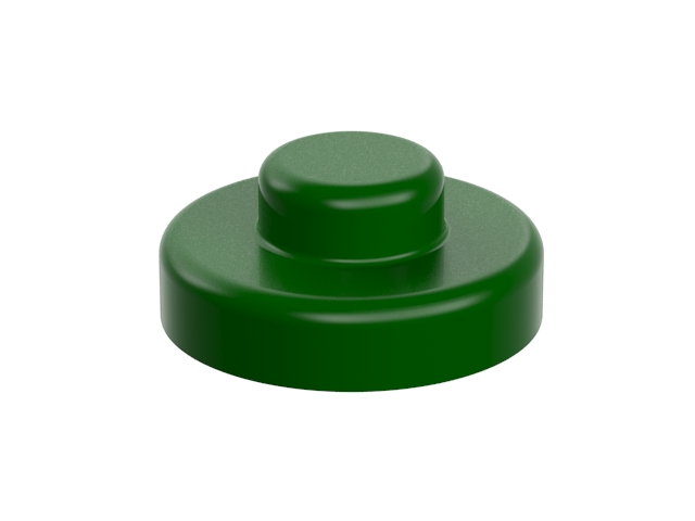 Колпачок для кровельного самореза зеленый (500 шт)  РФ SMP-24061-500