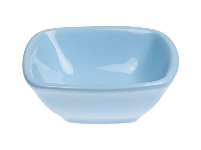 Салатник керамический, 120 mm, квадратный, серия Анкара, голубой  ...PERFECTO LINEA 18-814405